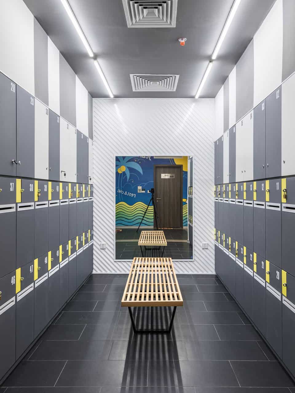 Hệ tủ locker tại TAJ Media