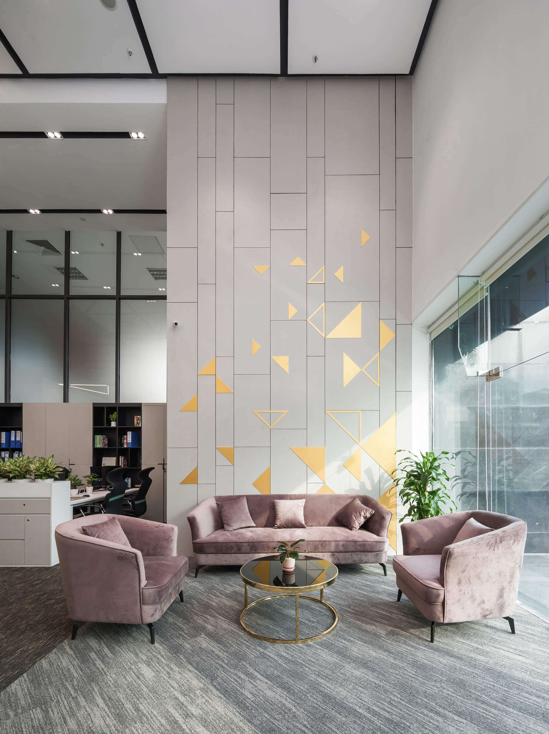 thiết kế văn phòng hiện đại d+ studio
