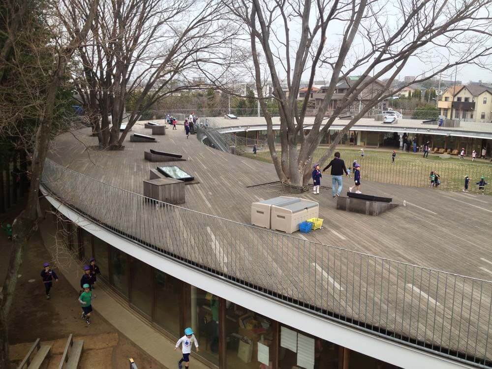 Trường mẫu giáo Fuji được thiết kế với ý tưởng loại bỏ tất cả những bức tường