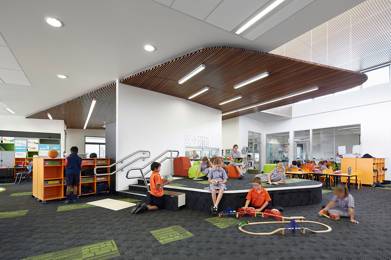 Trường Tiểu học Our Lady of the Southern Cross tại Úc thiết kế nhiều khu vực học tập