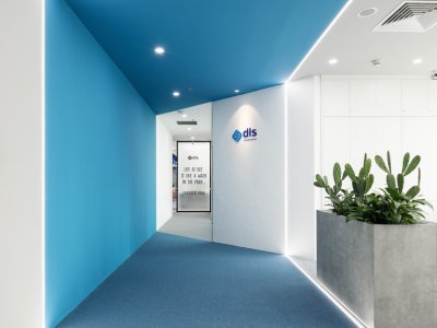 mẫu thiết kế sảnh không có quầy lễ tân DLS